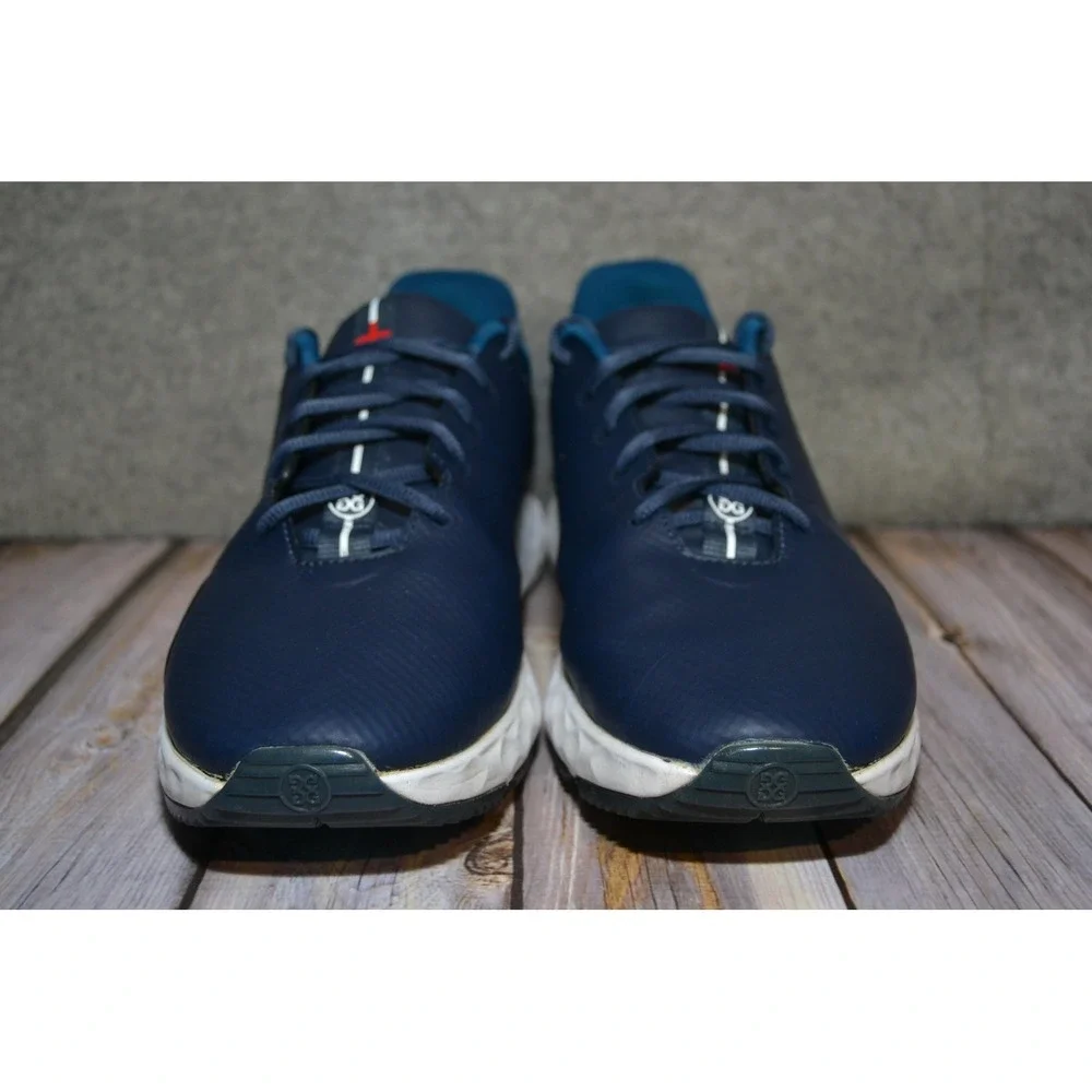 G/FORE MG4+ Golf‎ Shoes Mens Size 9 Blue Navy Spikeless Sneakers G4MF20EF26
